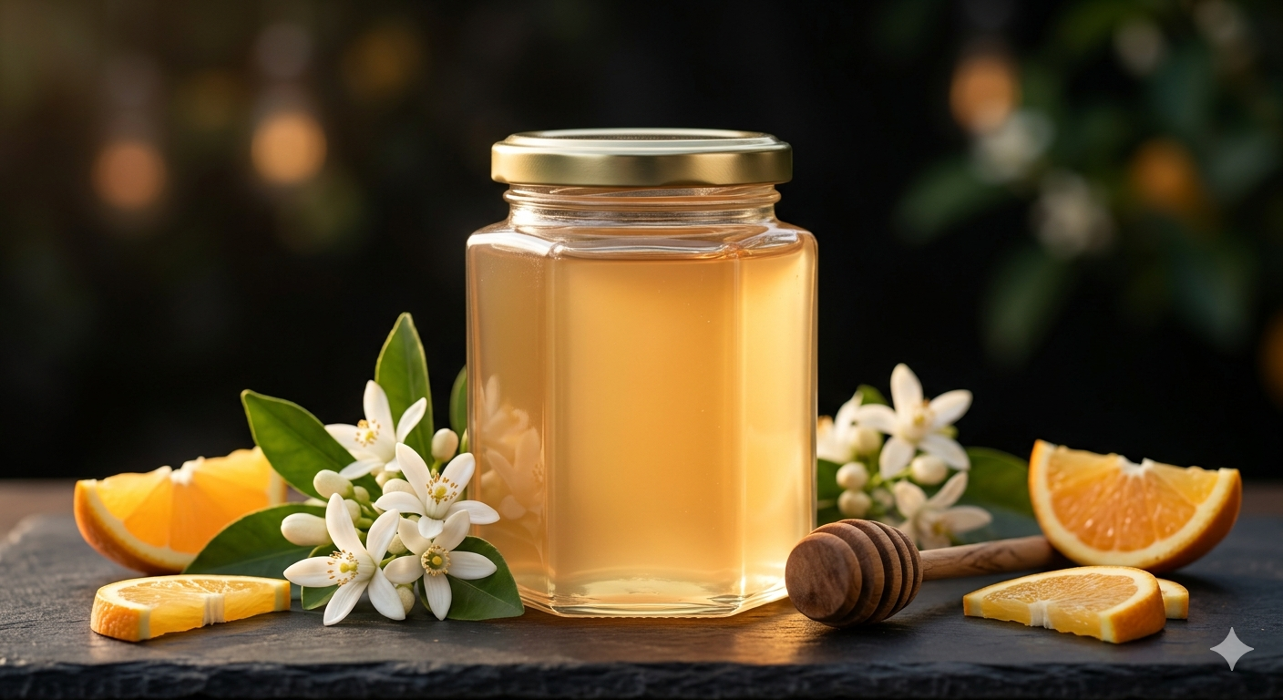 عسل أزهار البرتقال